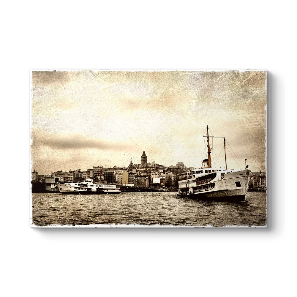 Galata Vapur Tablosu - Model 1
